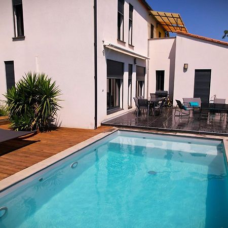 Villa Contemporaine, Jardin Mediterraneen Et Piscine Privee Saint-Jean-Pla-de-Corts Kültér fotó