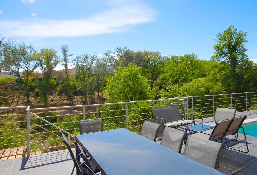 Villa Contemporaine, Jardin Mediterraneen Et Piscine Privee Saint-Jean-Pla-de-Corts Kültér fotó
