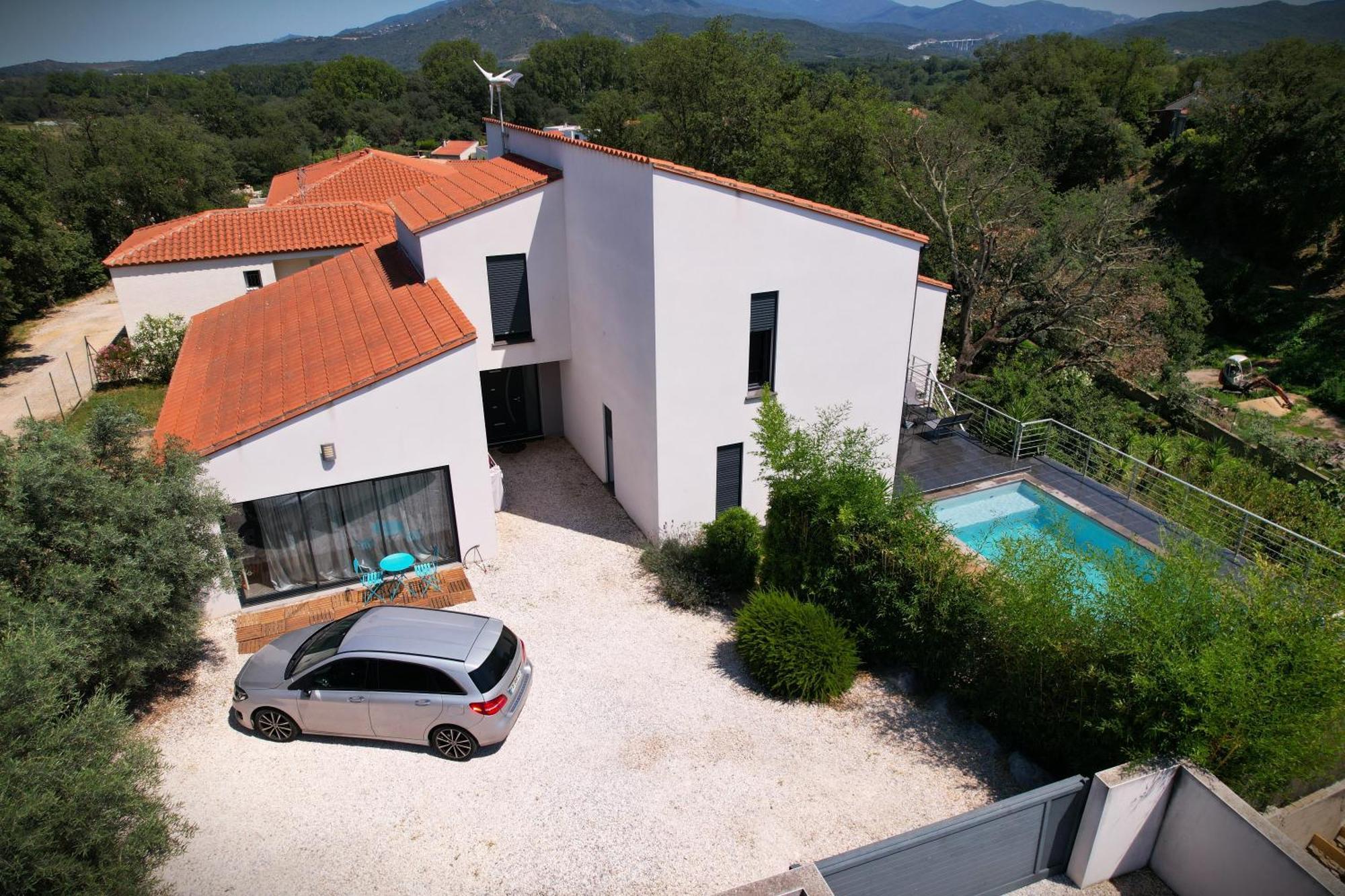 Villa Contemporaine, Jardin Mediterraneen Et Piscine Privee Saint-Jean-Pla-de-Corts Kültér fotó